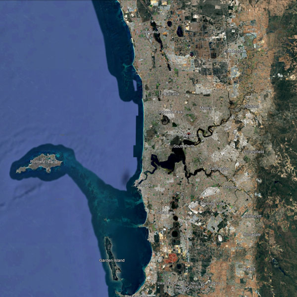 Perth Area Map